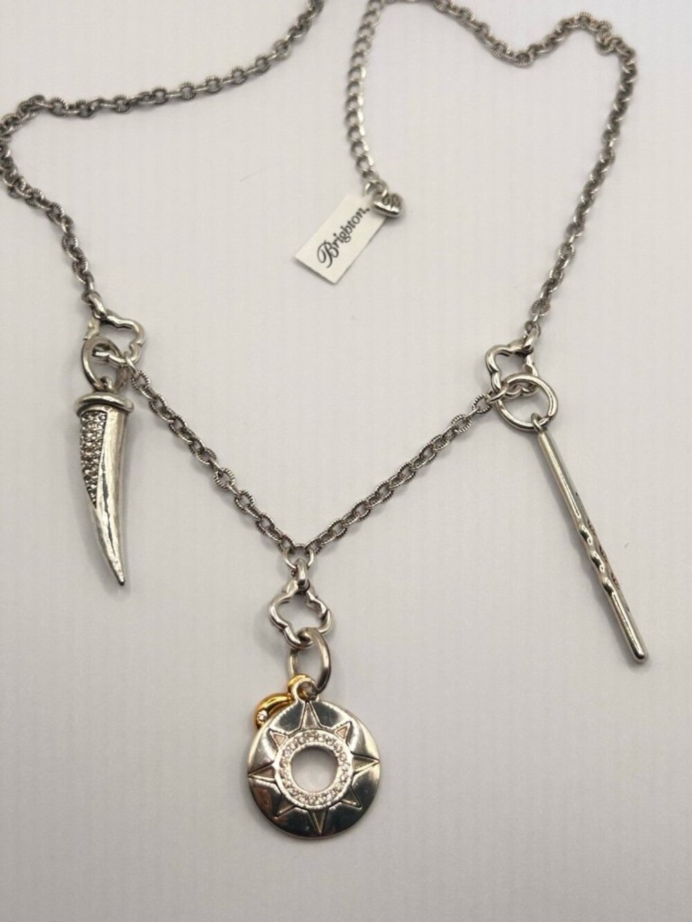 Brighton Trio  Charm/Amulet Necklace  NWT with 3 charms included  #3